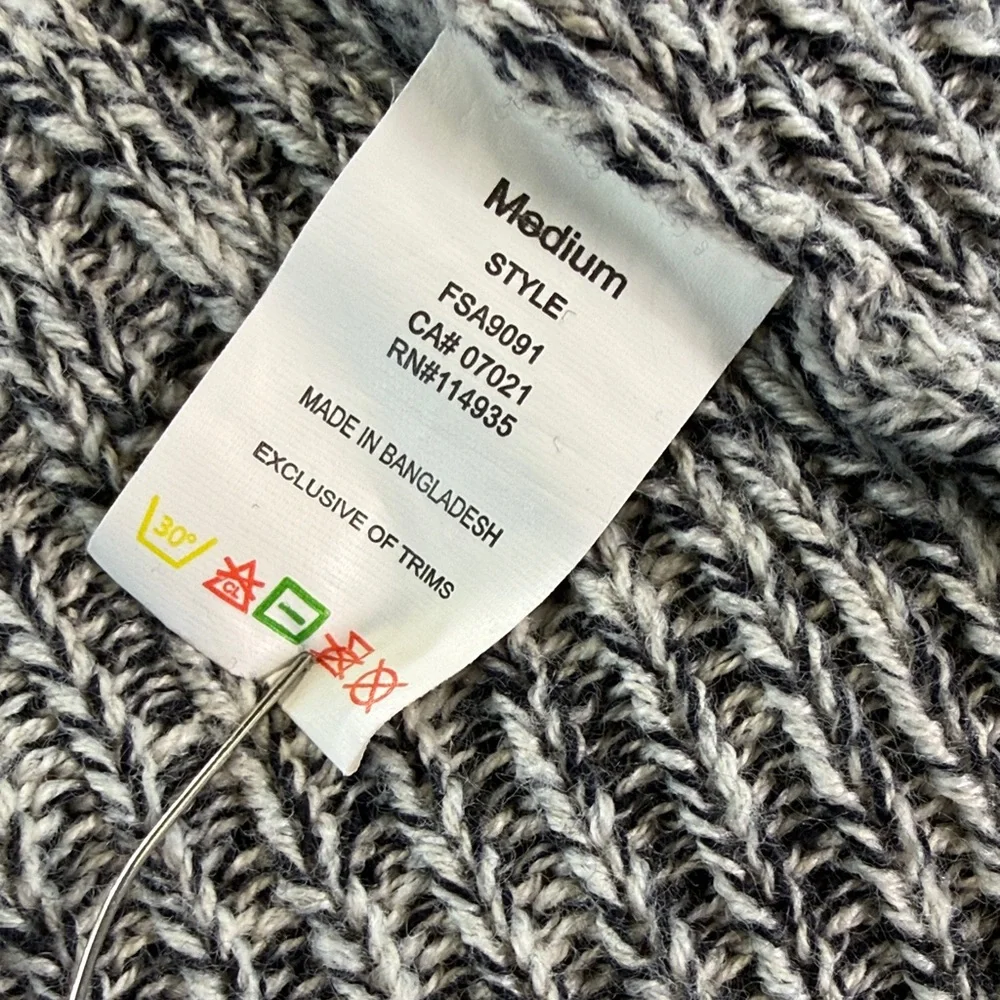 Harper Gray Hooded Cardigan with Brown Elbow Patches - Picture 10 of 10